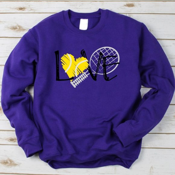 Love Tennis Shirts, Sports Mom Shirt, Tennis Shirt, Love Tennis Shirt - Picture 4 of 5